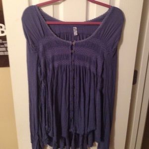 Cute purple button up