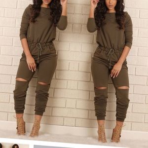 Olive Jumpsuit