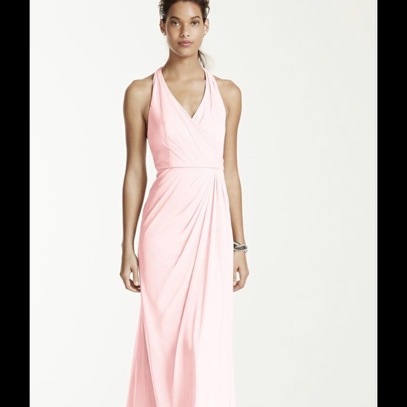 ISO David's bridal petal pink 4 longdress F15983