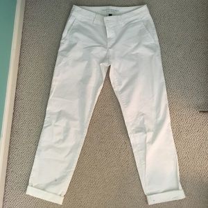 White Banana Republic City Chino Pants