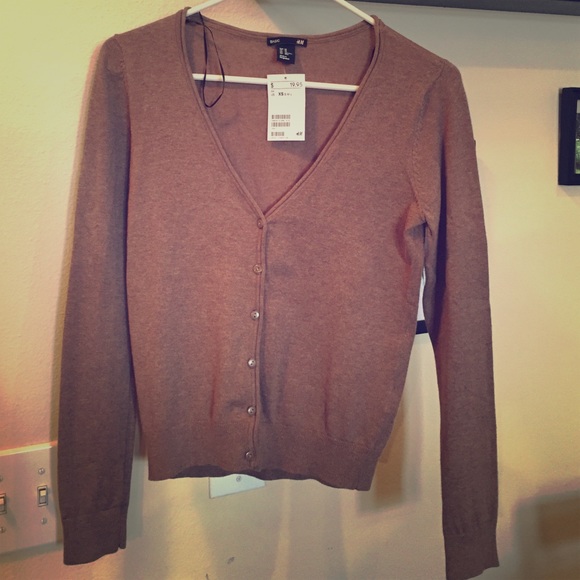 H&M XS Brown Cardigan