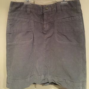 Athleta coduroy Skirt size 10