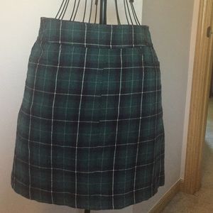 Size 8 plaid skirt