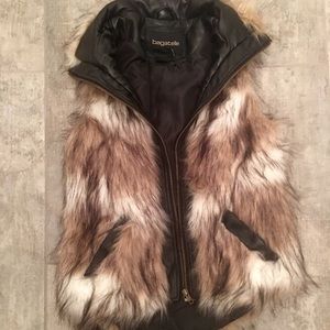 Faux fur vest