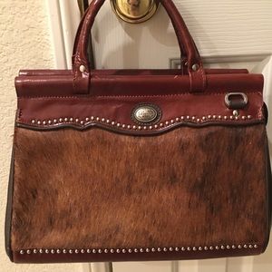 American West horse hair purse.