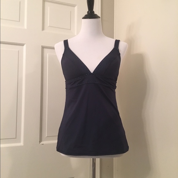 Anne Cole "Locker" Tankini Top NWT!