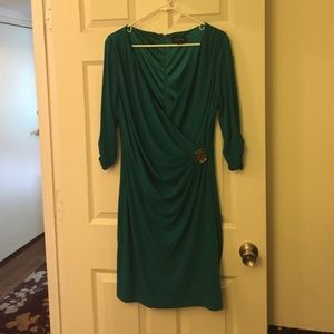 Stretchy teal dress