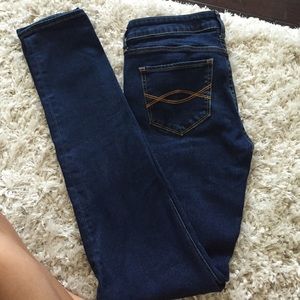 Dark wash Abercrombie jeans