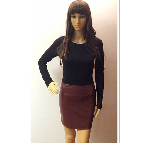 🎉HP🎉KNIT & FAUX LEATHER DRESS - Picture 4 of 5