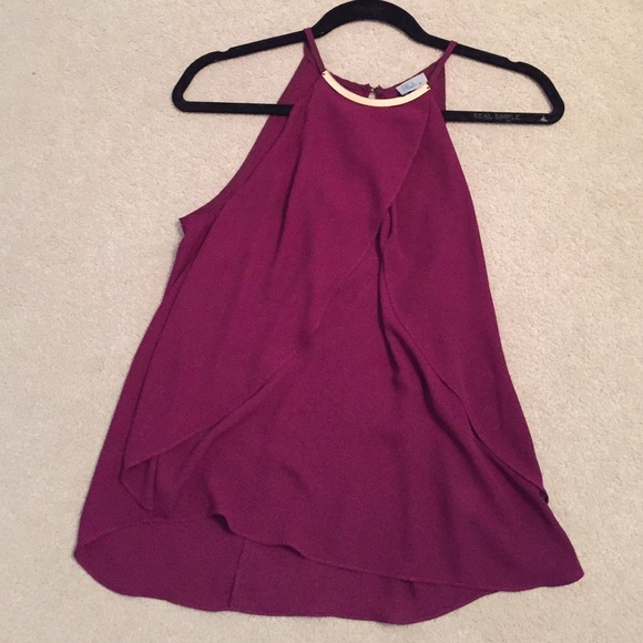 Abbeline Eggplant Flyaway Tank