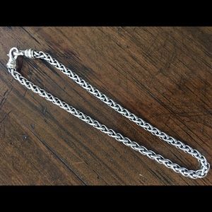 David Yurman .925 Sterling Silver chain.