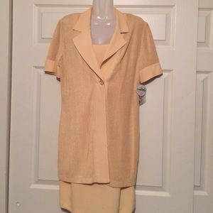 Shift dress with jacket