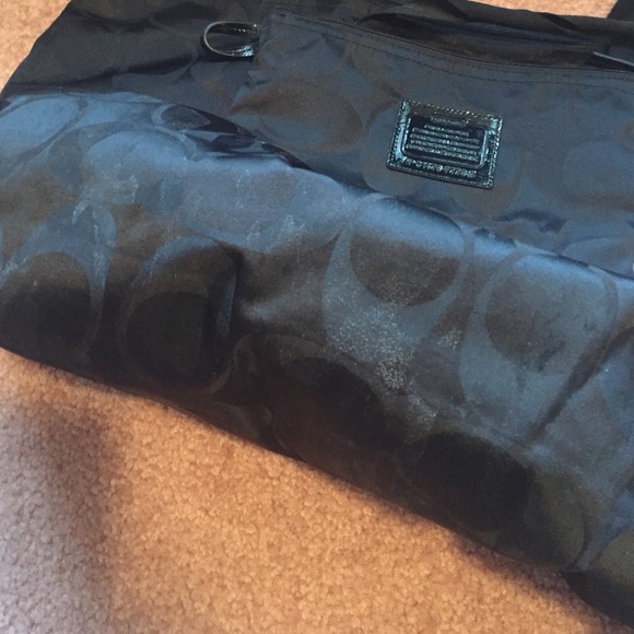 Large black coach bag - Picture 2 of 4