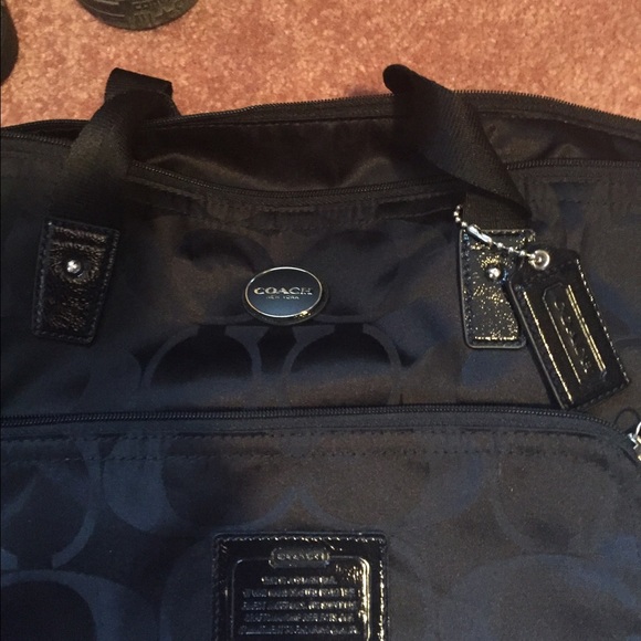 Large black coach bag - Picture 4 of 4