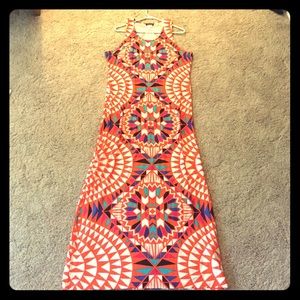 Colorful maxi dress!