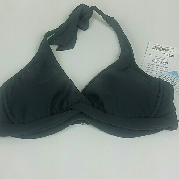 NWT Athleta Tara Halter bikini underwire top 34B/C