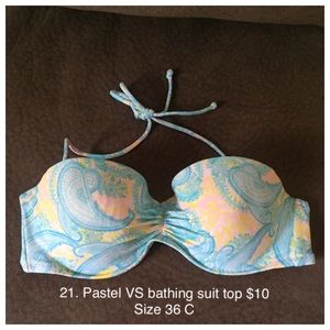 Pastel VS bathing suit top