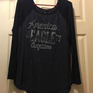 American Eagle Graphic Long Sleeve Tee