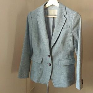 Banana Republic Grey Wool Blazer