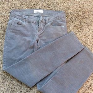 Old Navy gray corduroy jegging