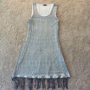 Silver mini dress!