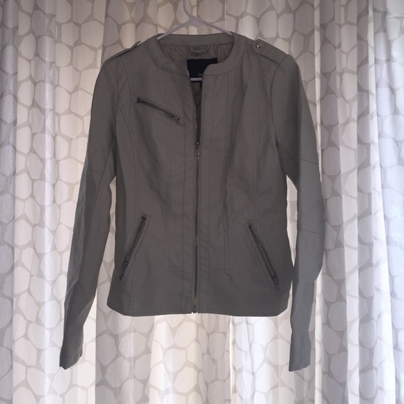 Faux Snakeskin Beige Mossimo Jacket Size Small