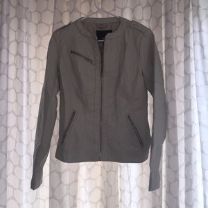 Faux Snakeskin Beige Mossimo Jacket Size Small