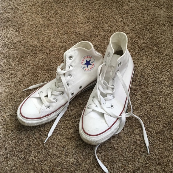 White high top converse
