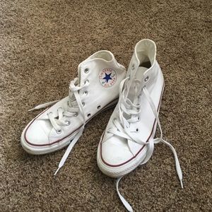 White high top converse