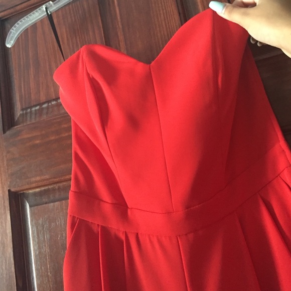Strapless jumpsuit
