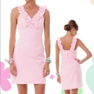 Lilly Pulitzer Phoebe Seersucker Shift Dress Sz 0