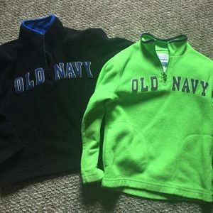 Kids Old Navy quarter zip fleece