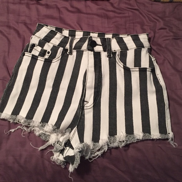 UO BDG striped shorts