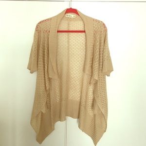 Asymmetrical Crochet Shrug
