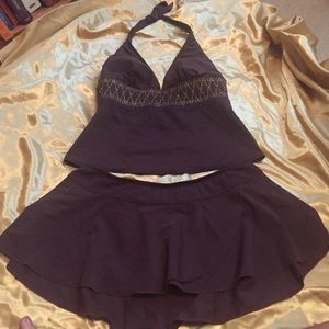 Two piece bathing suite