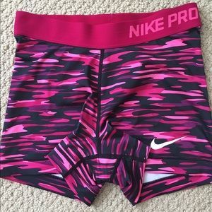 Nike Pros athletic shorts