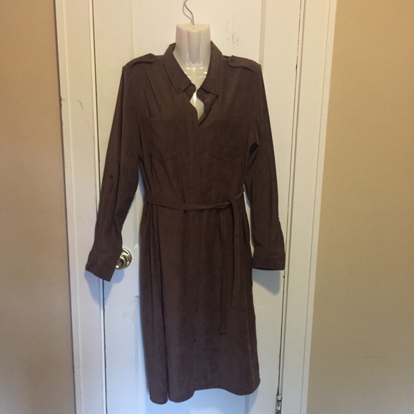 ORVIS long button down dress EUC