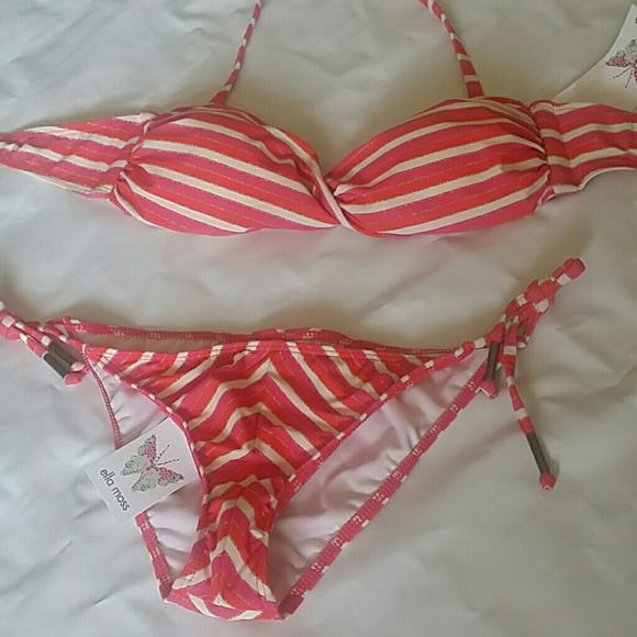 NWT Ella moss M bikini set