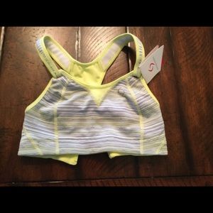 NWT Moving Comfort rebound racer sports bra 32c