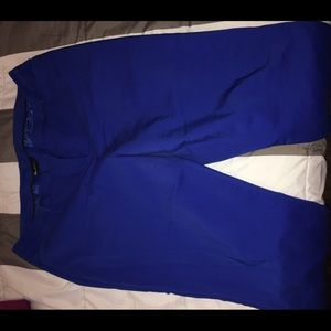 Cobalt blue ankle pants