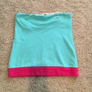 Sale** Lacoste strapless top. Size 36, in EUC.