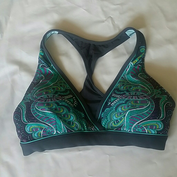 New Athleta back twister bikini top size M