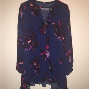 Dark blue free people tunic!