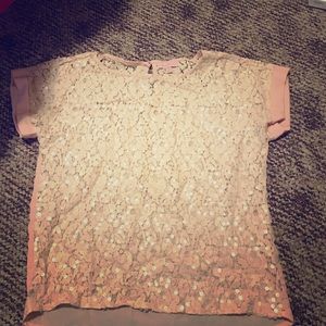 Lace Sequin top