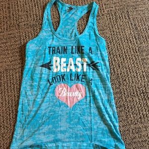 Train like a beast workout tank