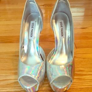 Steve Madden Peep Toe Platforms