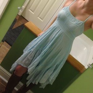 Blue sundress