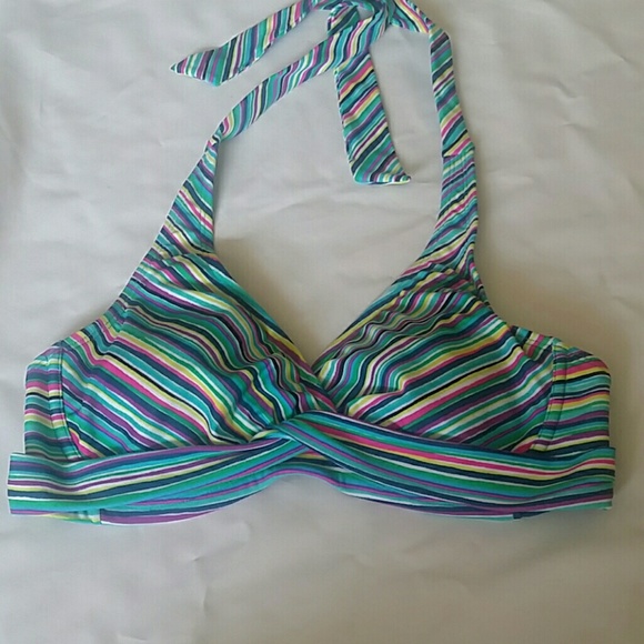 New Athleta halter bikini top 34 B/C