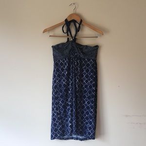 Printed Summer Halter Dress
