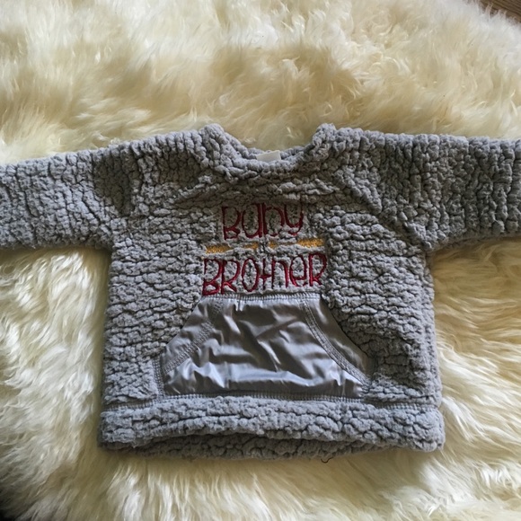 Custom made baby brother newborn sweater